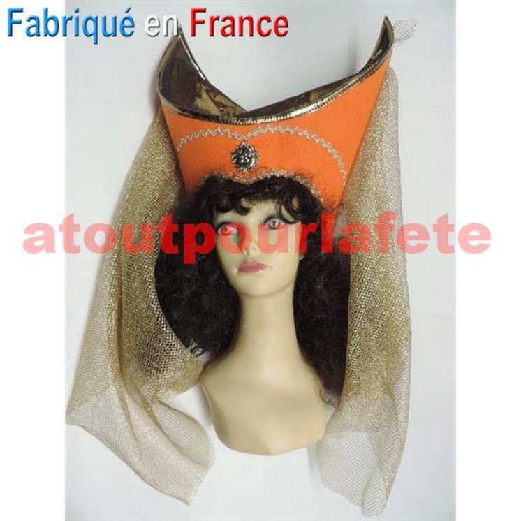 Coiffe Frénégonde de Pouille - Coiffe médiévale (Les Visiteurs)