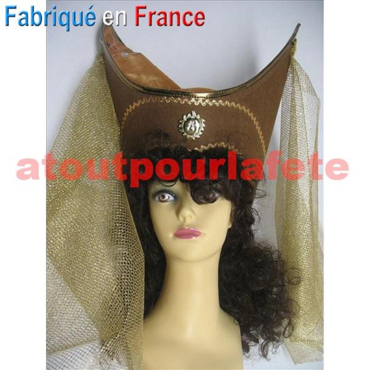 Coiffe Frénégonde de Pouille - Coiffe médiévale (Les Visiteurs)