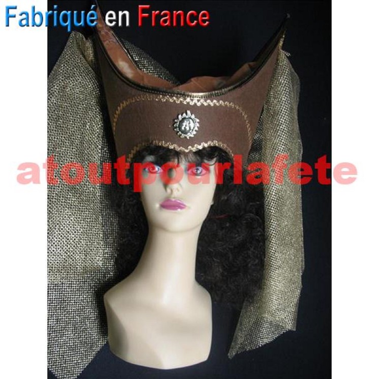 Coiffe Frénégonde de Pouille - Coiffe médiévale (Les Visiteurs)