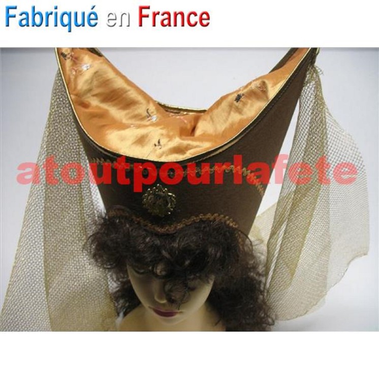 Coiffe Frénégonde de Pouille - Coiffe médiévale (Les Visiteurs)