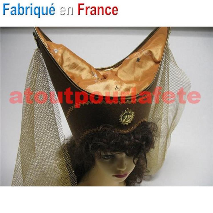 Coiffe Frénégonde de Pouille - Coiffe médiévale (Les Visiteurs)