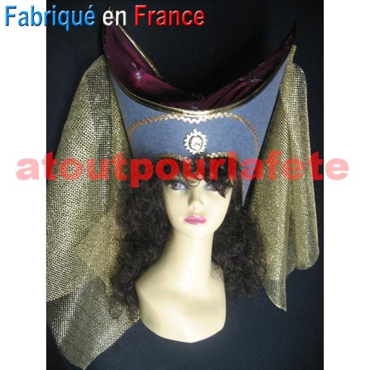 Coiffe Frénégonde de Pouille - Coiffe médiévale (Les Visiteurs)