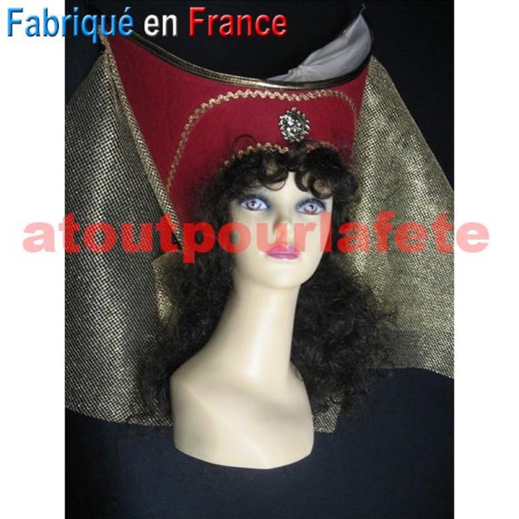 Coiffe Frénégonde de Pouille - Coiffe médiévale (Les Visiteurs)