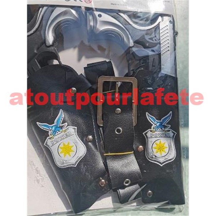 Holster Lara Croft double avec ceinture et pistolet (2)