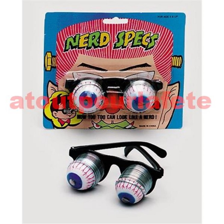 Lunettes yeux tombant exhorbités