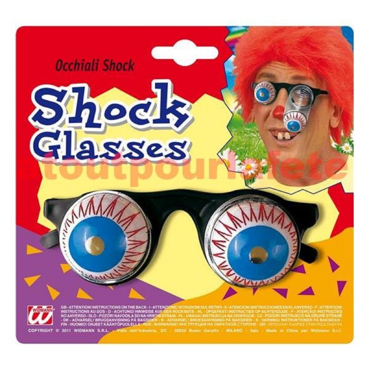 Lunettes yeux tombant exhorbités