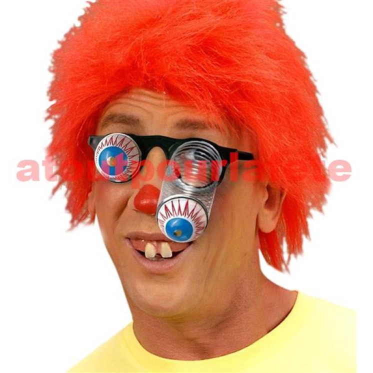 Lunettes yeux tombant exhorbités