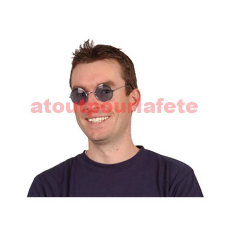 Lunette ronde Noire (Lennon-Lara Croft)
