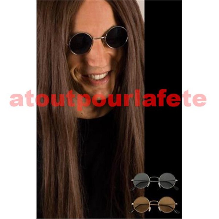 Lunette ronde Noire (Lennon-Lara Croft)