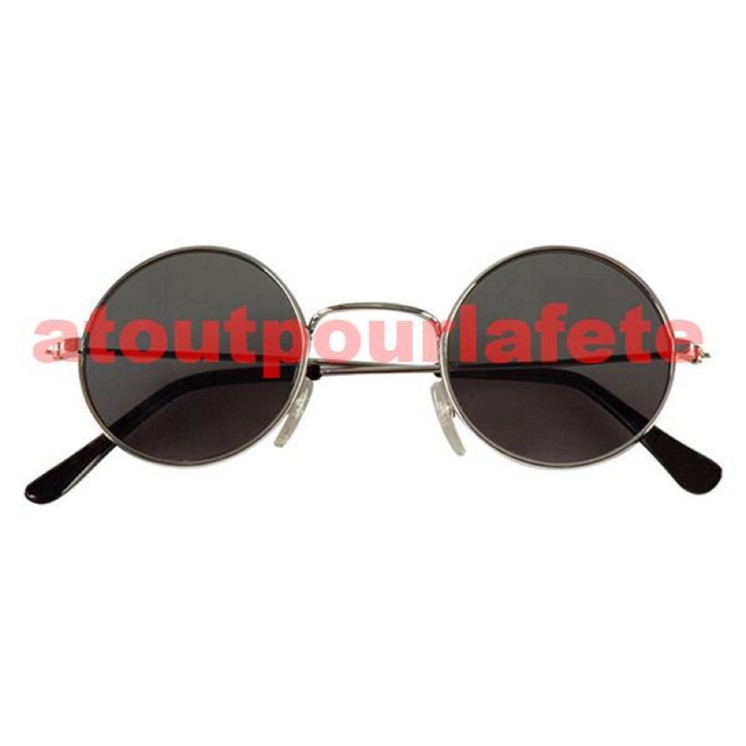 Lunettes ronde Noire (Lennon-Lara Croft)