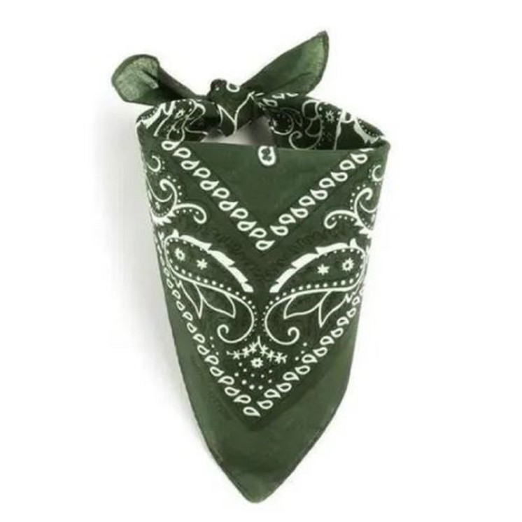 Bandana 55 X 55cms (10 coloris au choix) (la pièce)