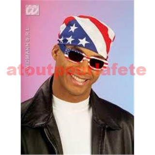 Bandana Amérique, "Usa" 55 X 55cms