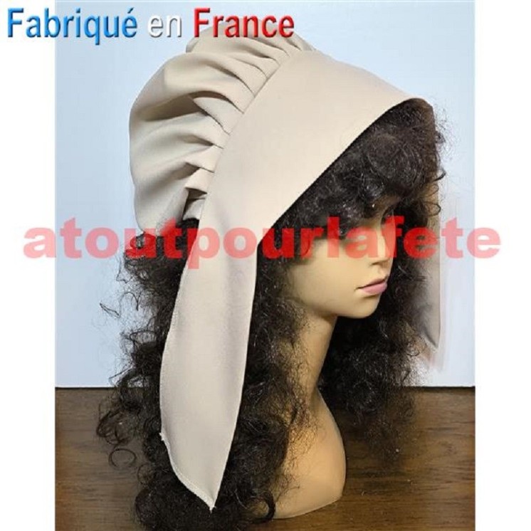 Coiffe de Lavandière, coiffe medievale, moyen-age, Renaissance