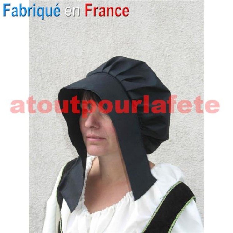 Coiffe de Lavandière, coiffe medievale, moyen-age, Renaissance
