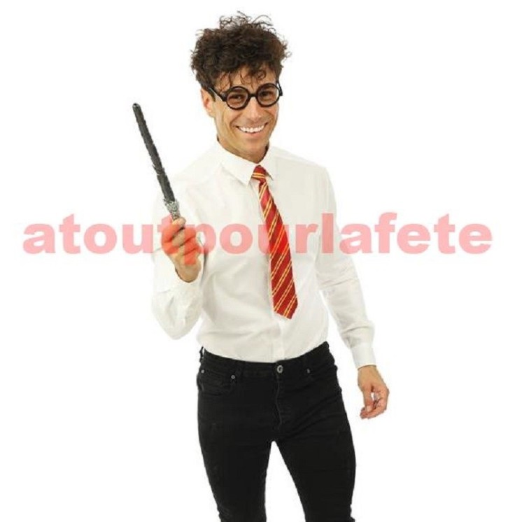 Set de magicien, Harry Potter, 3 pièce (écharpe- lunette- baguette)