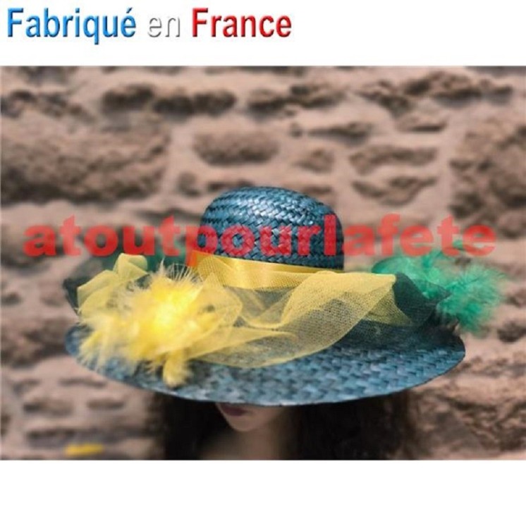 Chapeau Sainte Catherine "Lola" (paille)