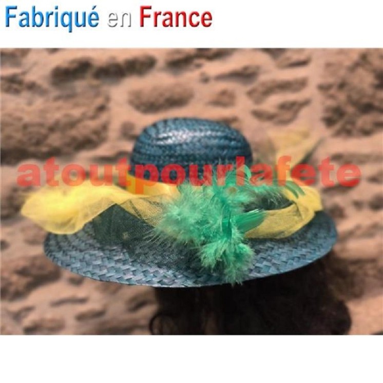 Chapeau Sainte Catherine "Lola" (paille)