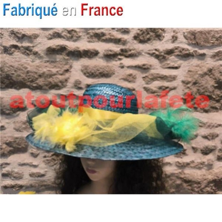 Chapeau Sainte Catherine "Lola" (paille)