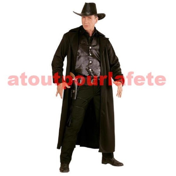 Holster double avec ceinturon noir luxe