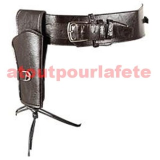 Holster simple avec ceinturon noir luxe