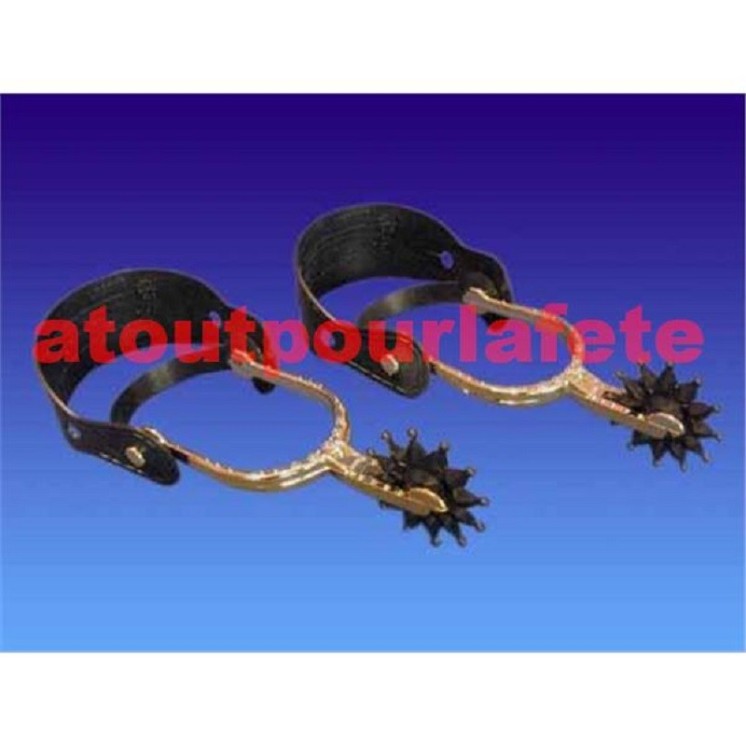 Eperon pour deguisement de cow-boy  (la paire)