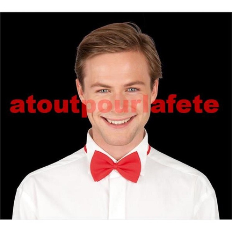 Noeud papillon en satin rouge, Dandy, Donald, Saw