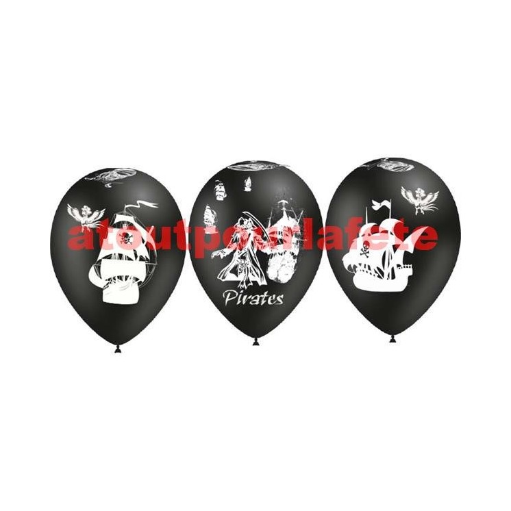 8 ballons "Pirate" ballons Pirate, theme pirate, deco pirate, decoration pirate