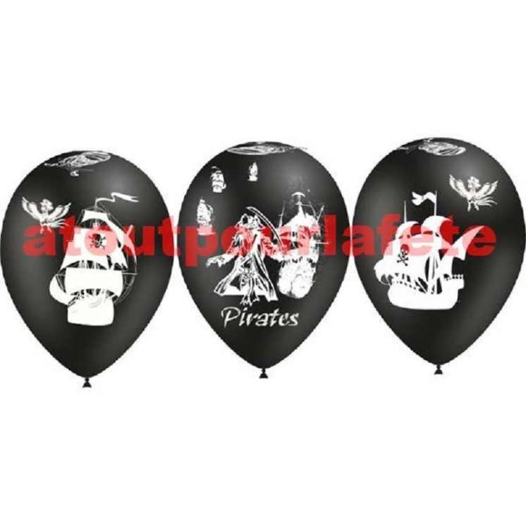 8 ballons "Pirate" ballons Pirate, theme pirate, deco pirate, decoration pirate