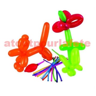Sachet de 20 Ballons à modeler avec pompe