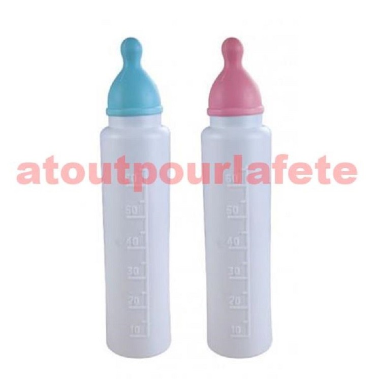 Biberon géant de bébé (rose ou bleu) (la pièce) ppour EVJF OU EVG