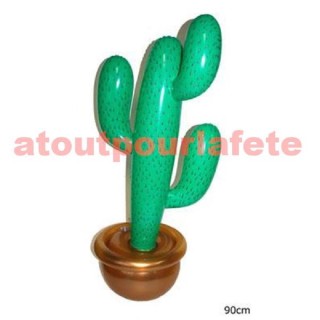 Decoration Cactus gonflable pour décoration thème Western