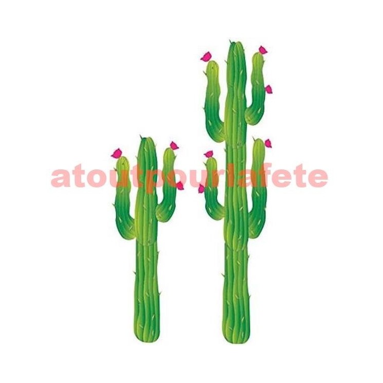 Cactus Imprimés articulés (set de 2 pièces 1,80cm /120cm) (DF)