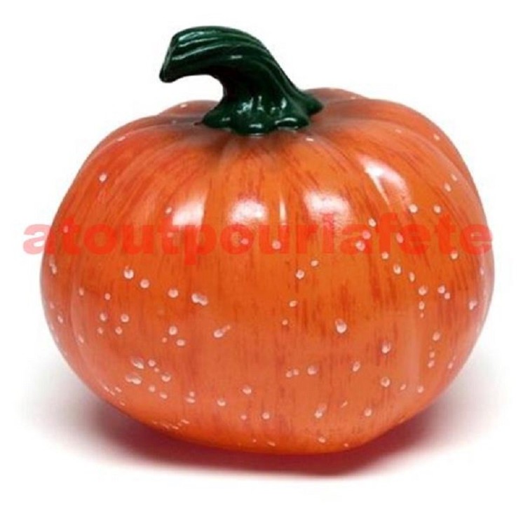 Décoration d'halloween:  Citrouille 15cms