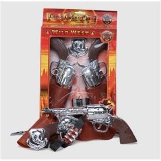 Set de 2 pistolets avec holsters 27cms (sachet)