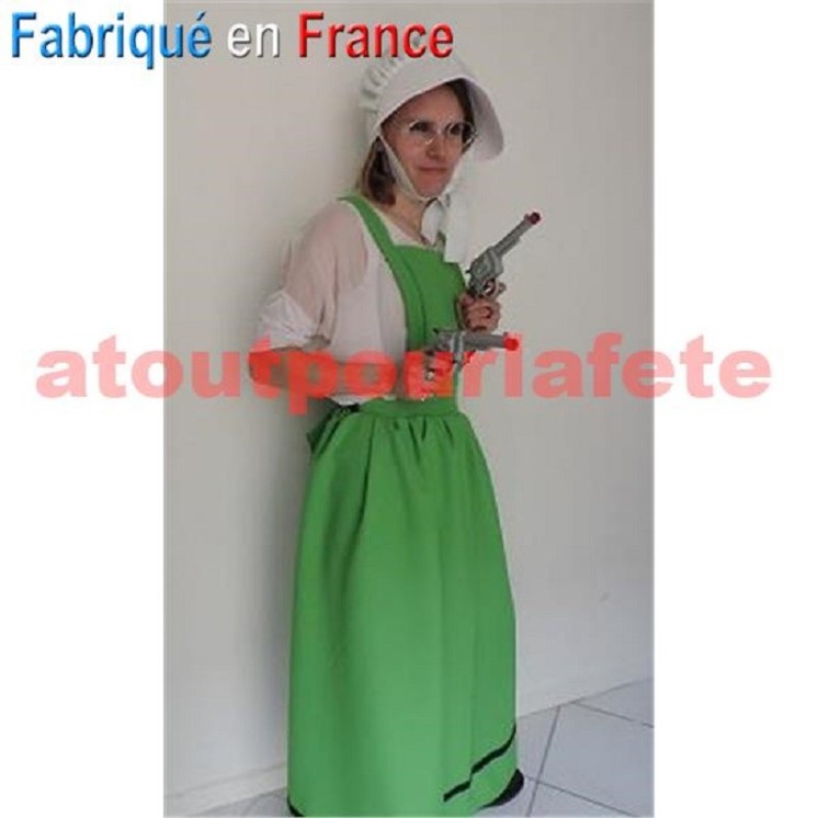 Déguisement Ma Dalton Adulte avec sa coiffe
