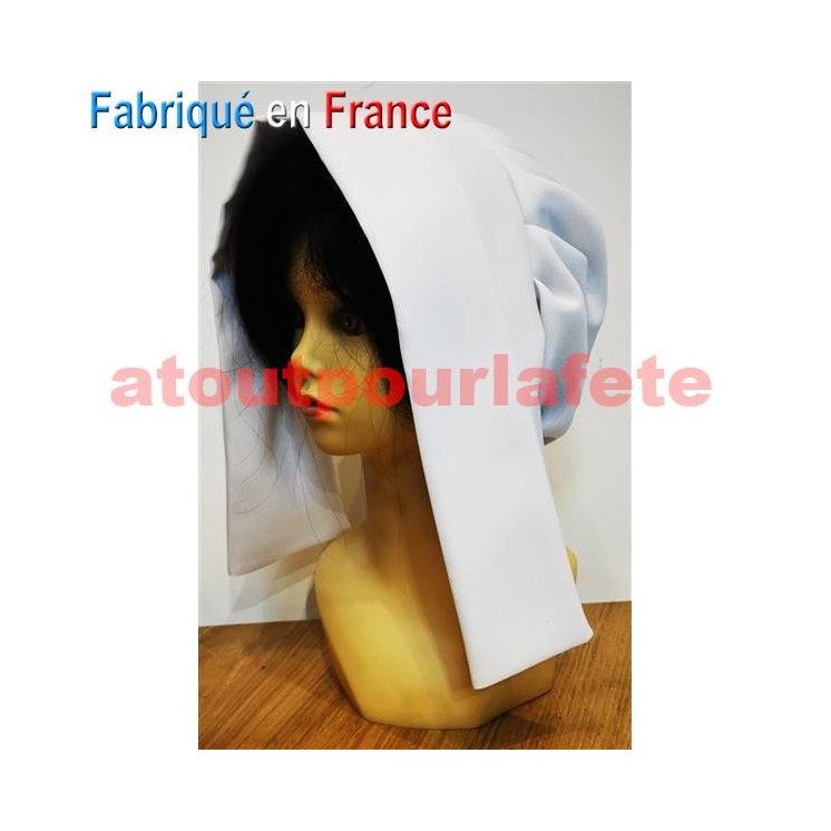 Coiffe de Laitière, paysanne pour reconstitution mediévale, moyen age