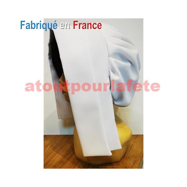 Coiffe de Laitière, paysanne pour reconstitution mediévale, moyen age