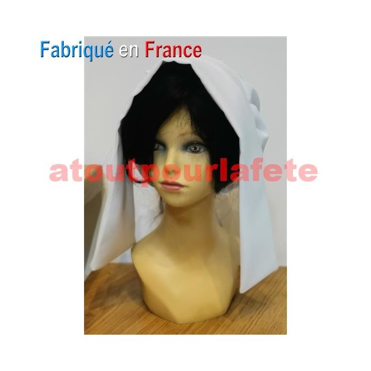 Coiffe de Laitière, paysanne pour reconstitution mediévale, moyen age