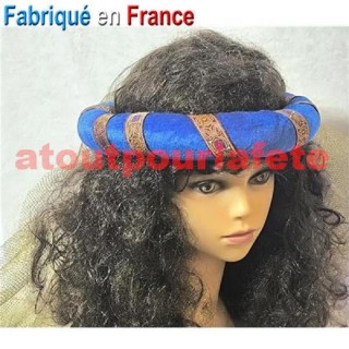 Coiffe médiévale, coiffe Moyen Age, Tambourin médiéval avec voile resille