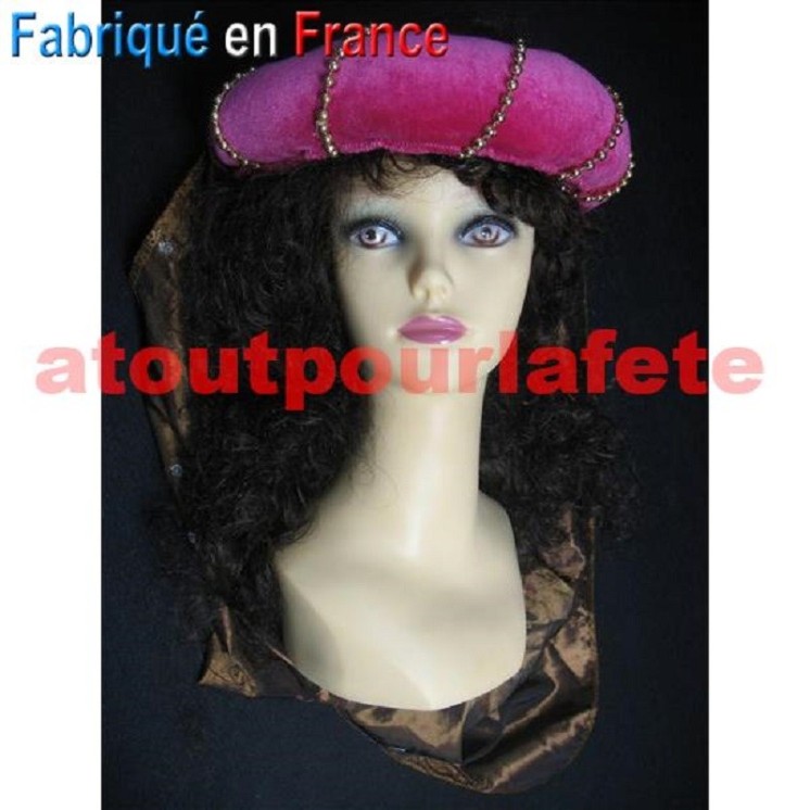 Coiffe médiévale, Moyen Age, Tambourin (coiffe Moyen-age)
