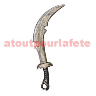 Sabre pour déguisement de Pirate, Barbare, Sarrasin,