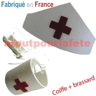 Coiffe d'Infirmière avec brassard