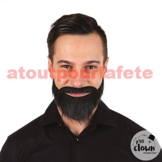 Barbe avec moustache capitaine Haddock