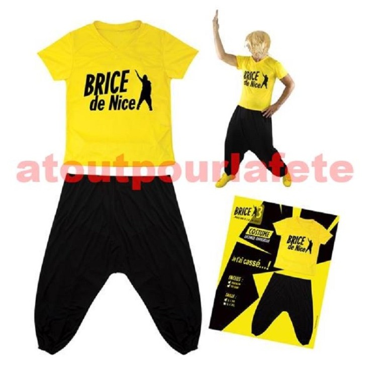 Déguisement adulte "Brice de Nice" Licence