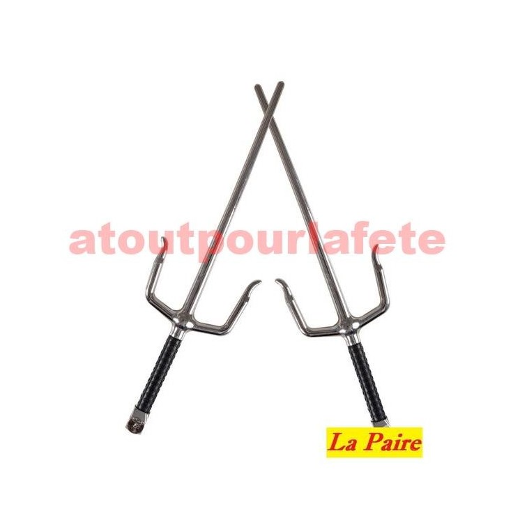 Epée Dague Saï de Ninja (la paire) 30 cm