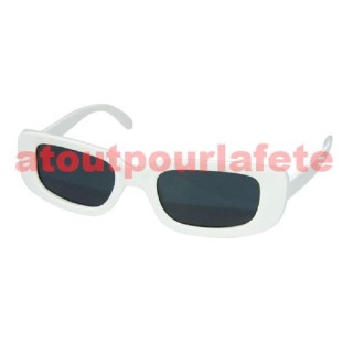 Lunettes Polnareff (blanche)(la paire)