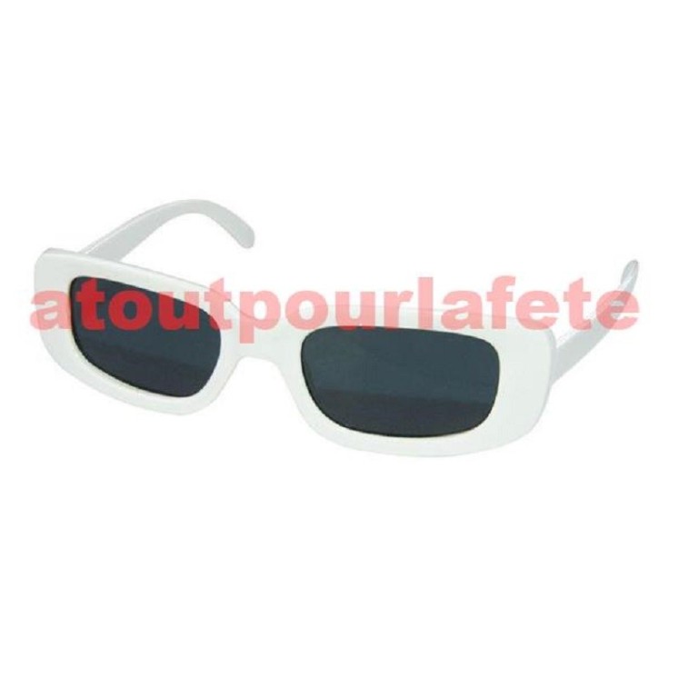 Lunettes Polnareff (blanche)(la paire)