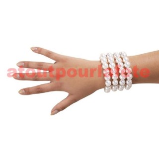 Bracelet pour déguisement de: Marquise, Princesse, Années folles, Belle Epoque, Cabaret, Charleston