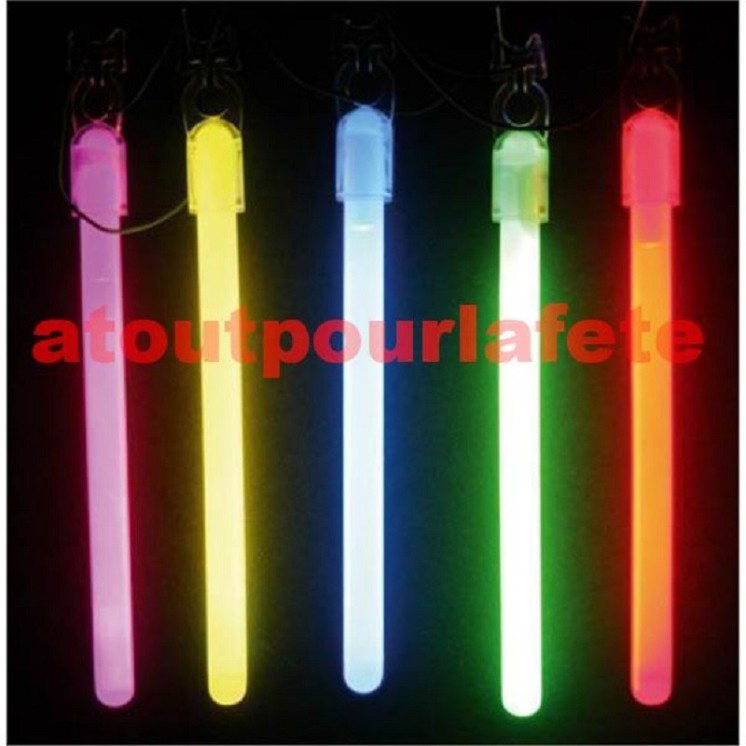 Lot de 25 Bâtons Lumineux, coloris Assortis