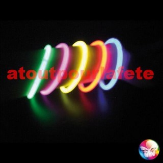 Tube de 15 Bracelets lumineux fluorescent 20cm coloris assortis